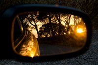 Sunset rear view
