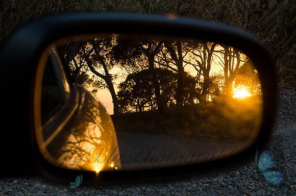 Sunset rear view